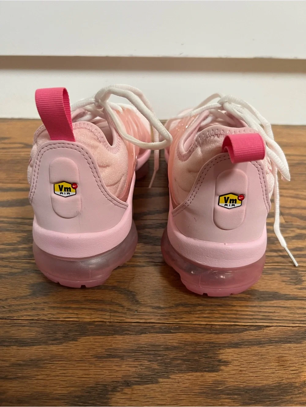 Pristine Nike Pink Gradient VaporMax-Style Sneakers